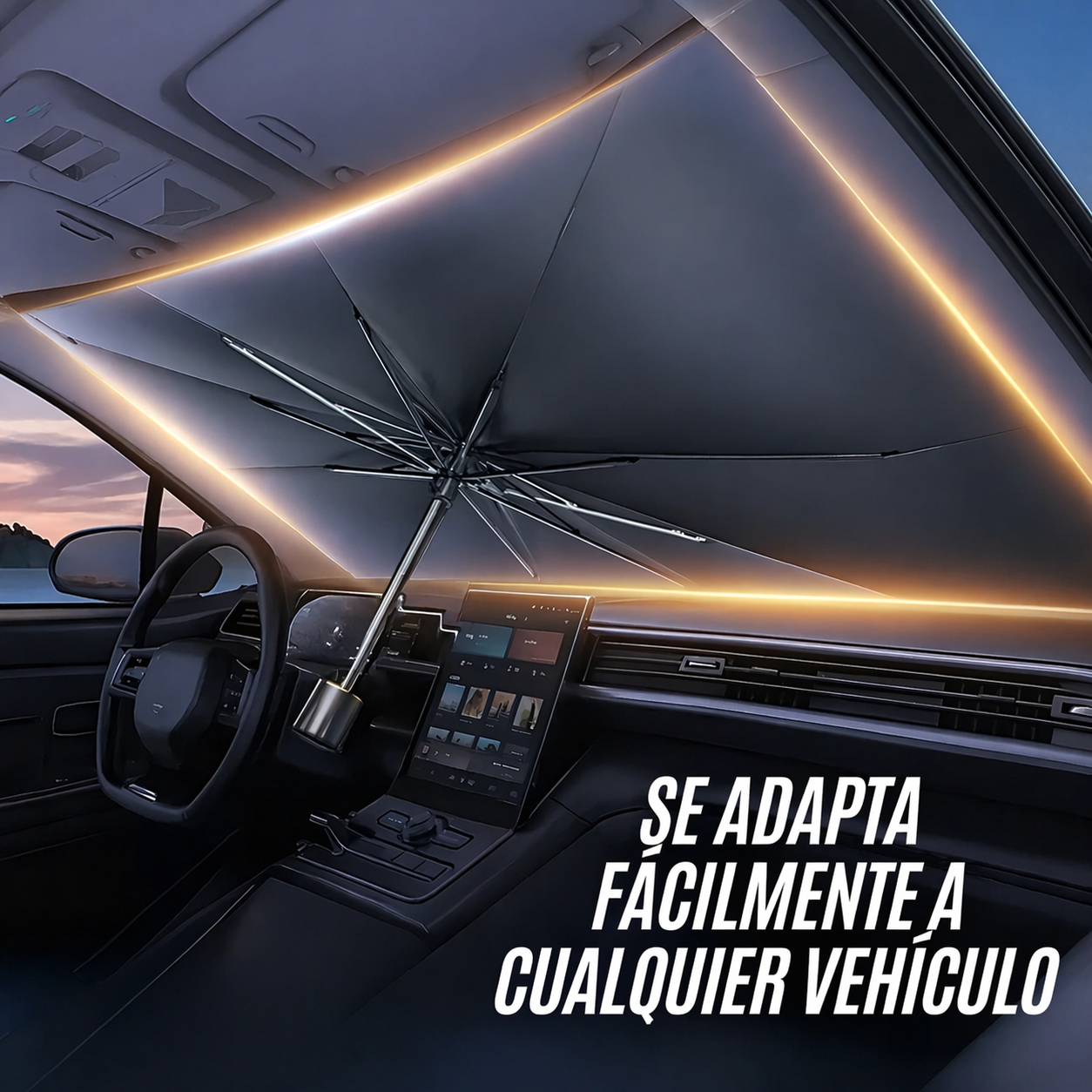 Parasol Plegable para Carro